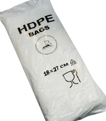 Пакет фасов. ПНД  18х27  8мкн HDPE bags белая упаковка А