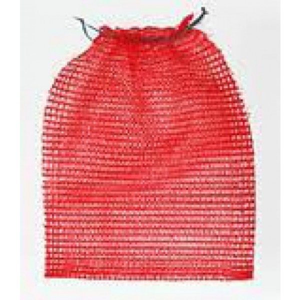 Сетка-мешок 45х75см красная с завязками