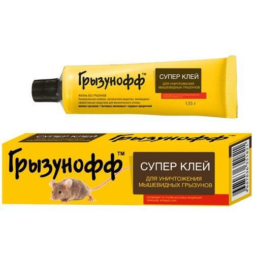 Грызунофф супер-клей от грызунов 135гр.
