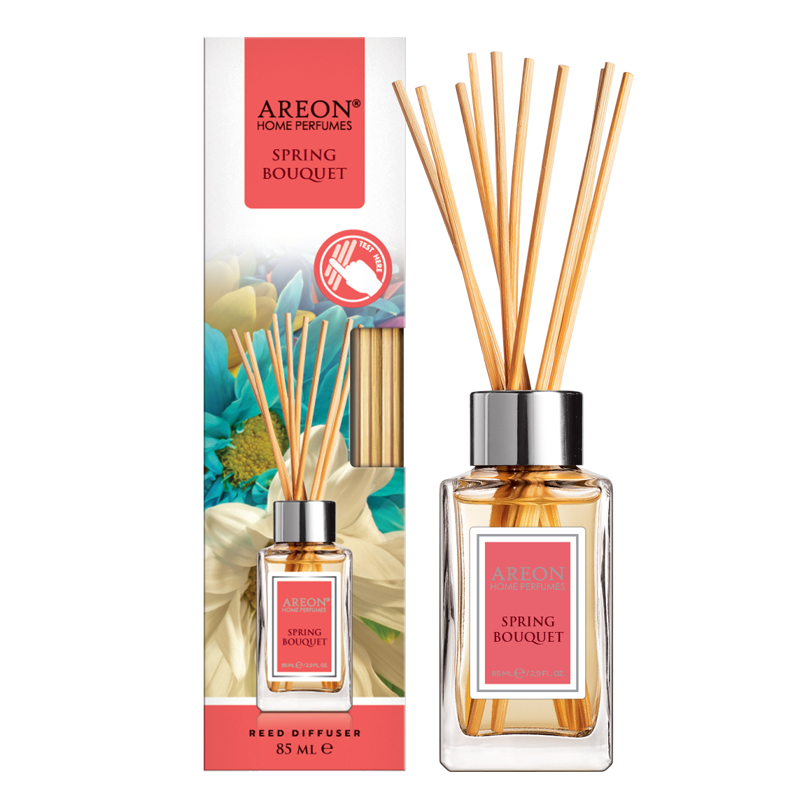 Ароматизатор диффузор AREON PERFUME STICKS STANDART Spring Bouquet 85мл.