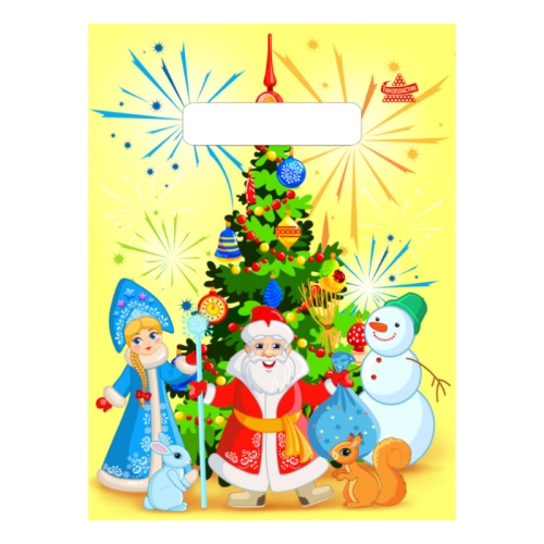 Пакет проруб ручка 19х25 НГ  "Хоровод" 30мкр Тико/100шт./