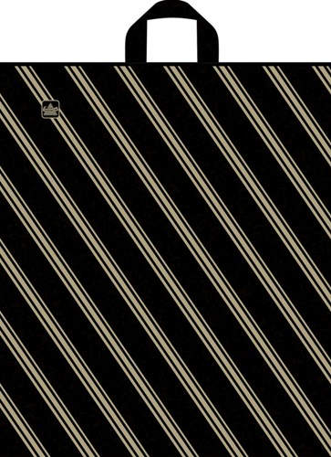 Пакет петля ПВД 38х42 "Золотая полоса " 43мкм