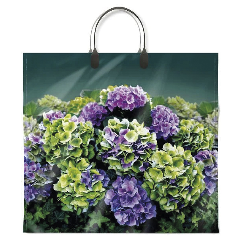 Пакет ПВД пласт.ручка 37х34 80мкм "Веранда"