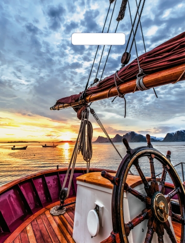 Пакет проруб.ручка 31х40  ламин."Морской закат"60мкм/ 50 шт,/