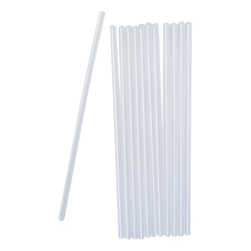 Трубочка д/коктейля 240мм д-8мм.прозрачные прямые (250шт).