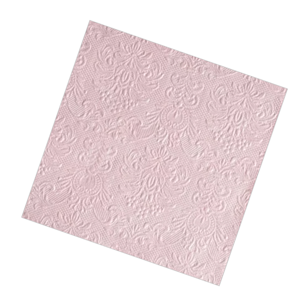 Салфетки 3-сл. 33х33см Bouquet Барокко Розовый перламутровый 16шт.