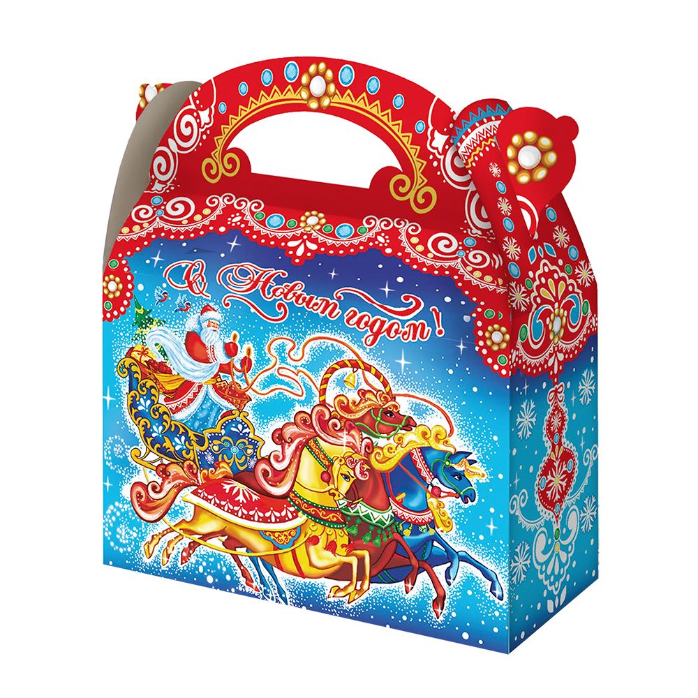 Коробка подарочн. 1,5кг"Тройка"