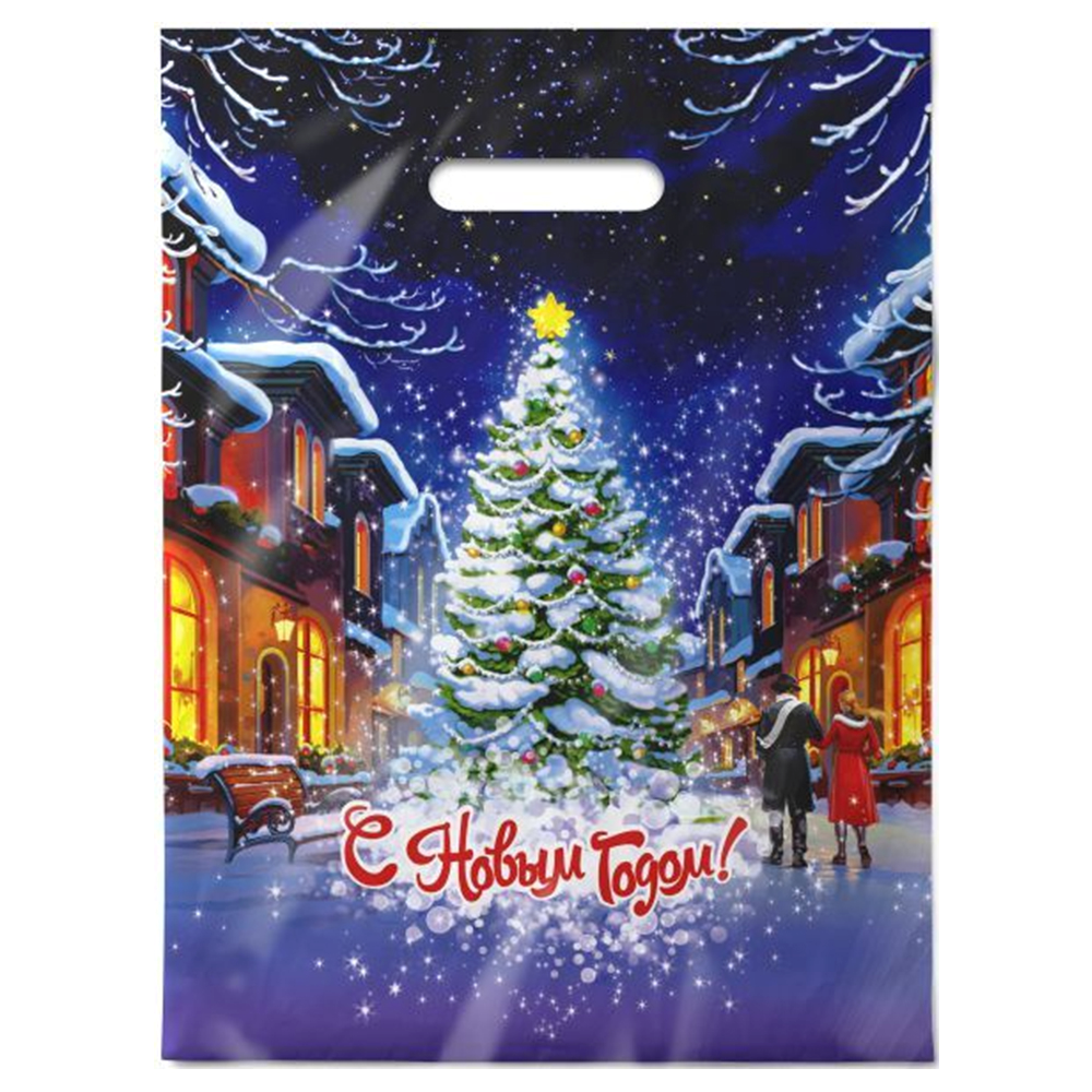 Пакет проруб ручка 30х40  30мкр ПВД "Свидание" ф/п/50./