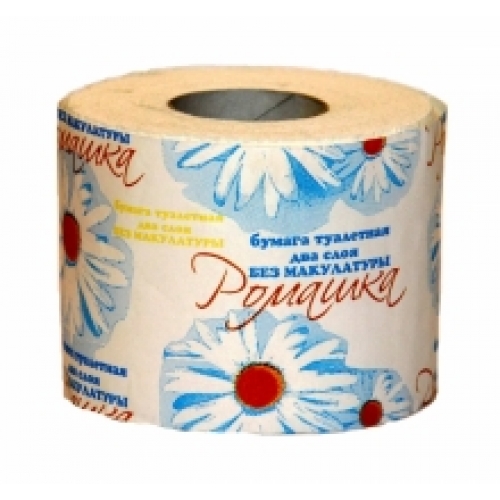 Туалетная бумага "Ромашка" 2-слойная (48шт/уп)